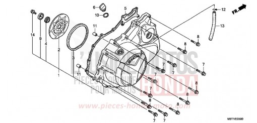 PANNEAU CARTER-MOTEUR D. XL1000VB de 2011
